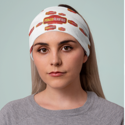 PokerVerified Signature Bandana – Clean & Bold Branding for Everyday Style